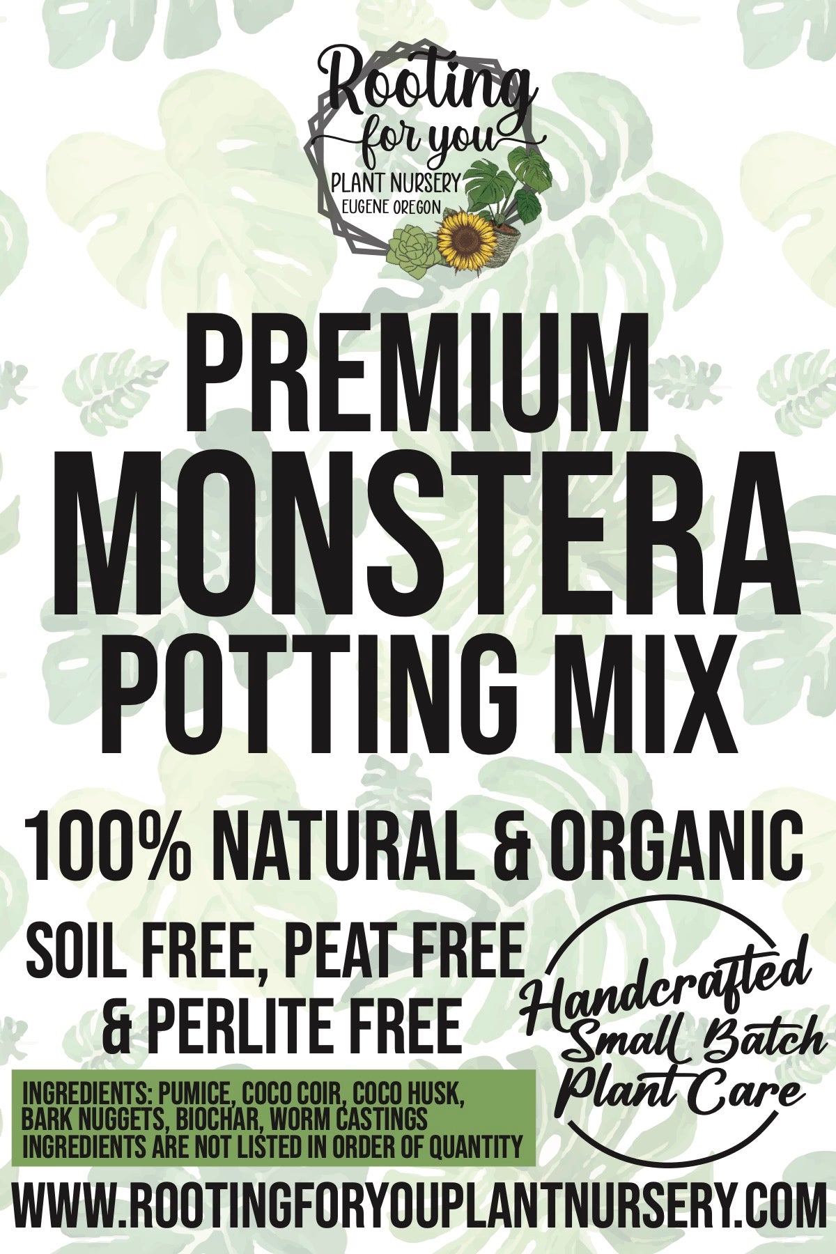 Monstera Premium Potting Mix