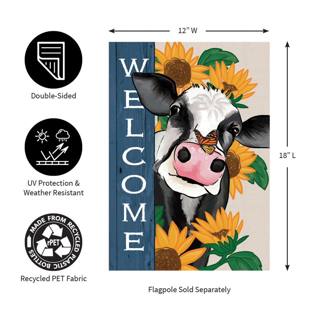 Mooove Over For Fall 2 Sided Garden Flag