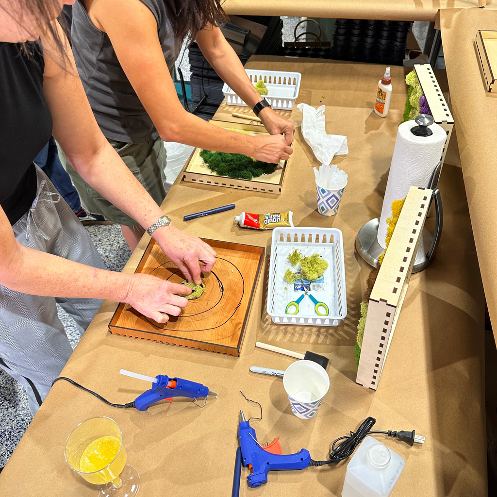 Moss Art Frame Workshop - August 20th at 6 PM
