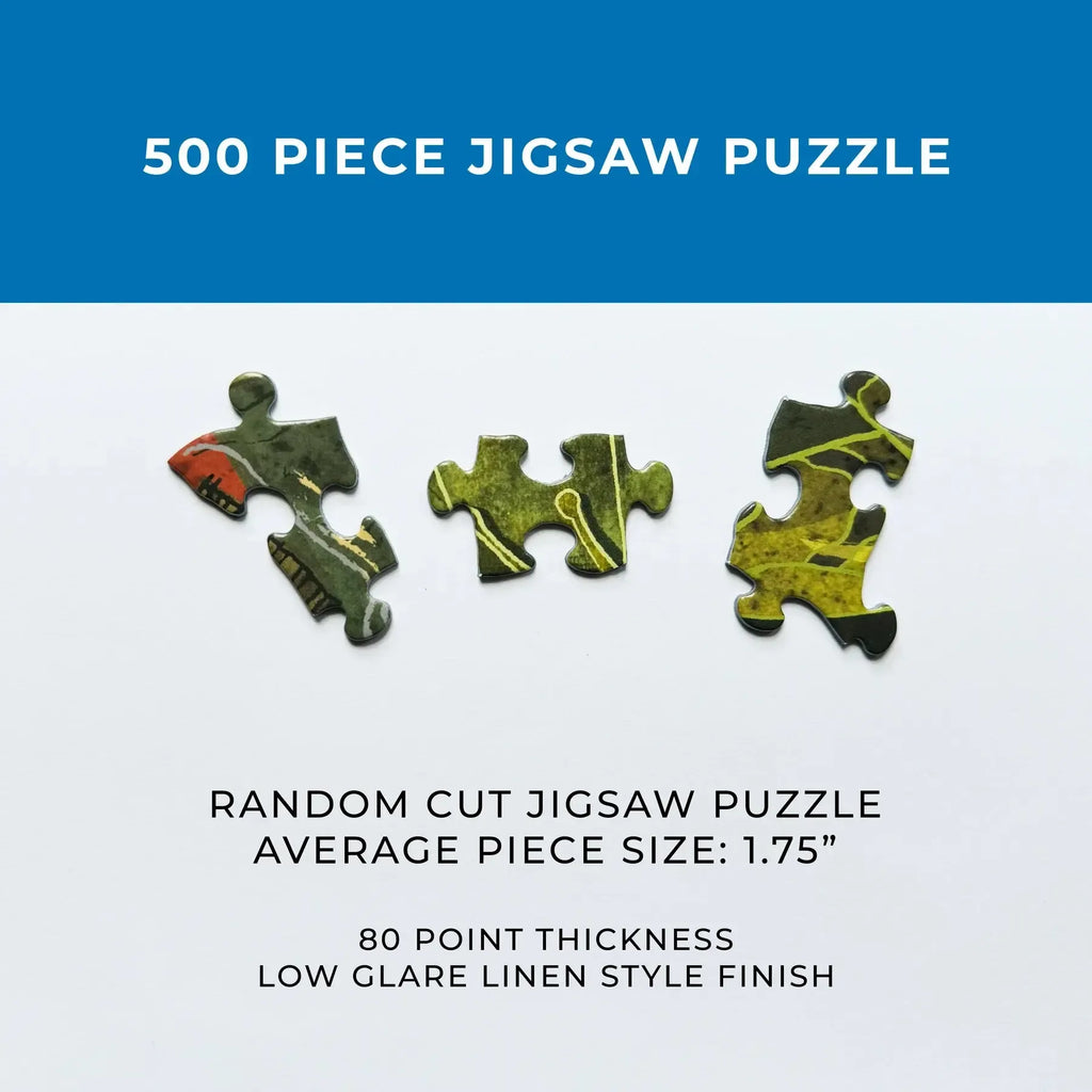 Mushroom Festival 500 Piece Jigsaw Puzzle NYPC