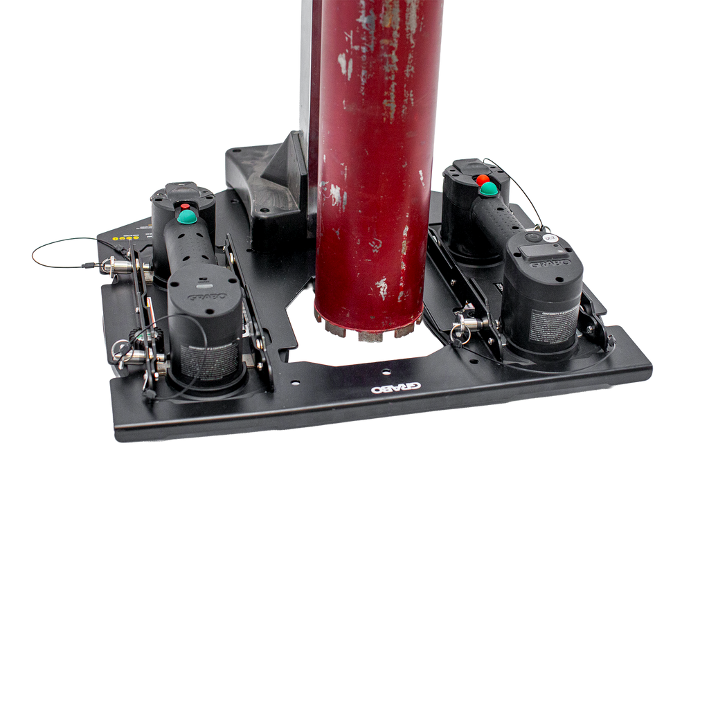 GRABO Bore Mount Core Drill Holder, Two-Cup