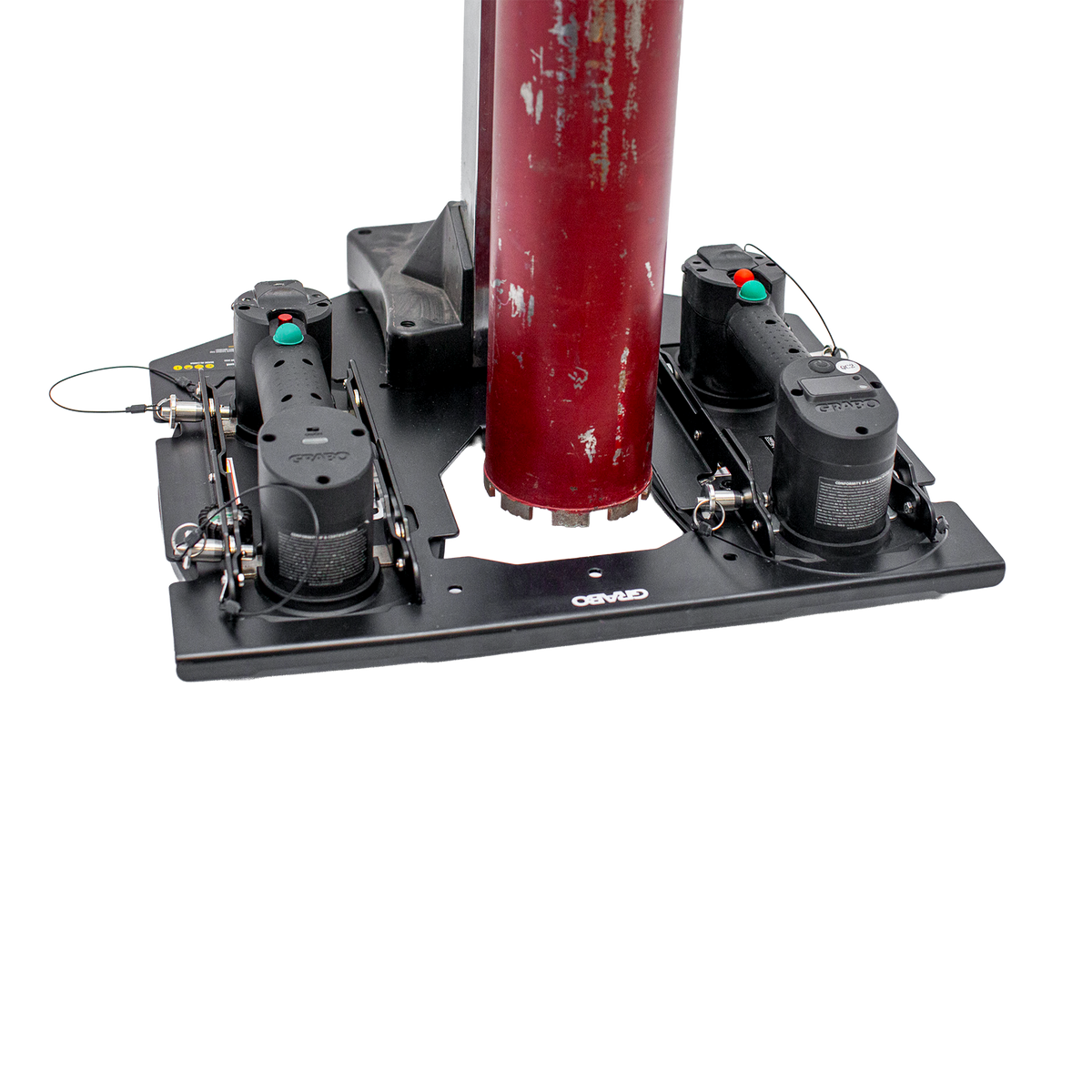 GRABO Bore Mount Core Drill Holder, Two-Cup