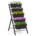 5-Tier Vertical Raised Garden Bed with Drainage Holes for Patio