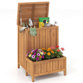 Package Delivery Box with Planter Box for Pool Accessories and Garden Tools