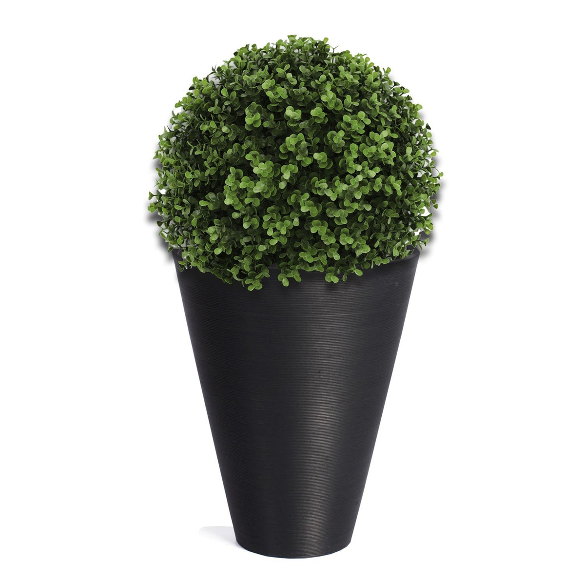 Dark Boxwood Artificial Topiary Ball Set of 2 12in – UV Resistant