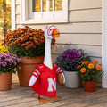 Nebraska Cornhuskers Football Outfit with Helmet for 21-Inch Porch Goose