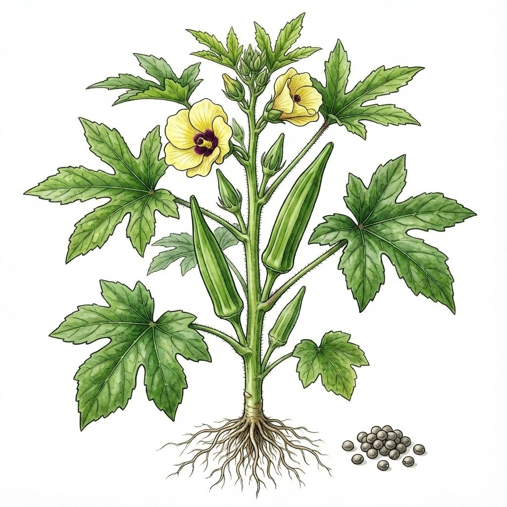 OKRA Seeds, Clemson Spineless