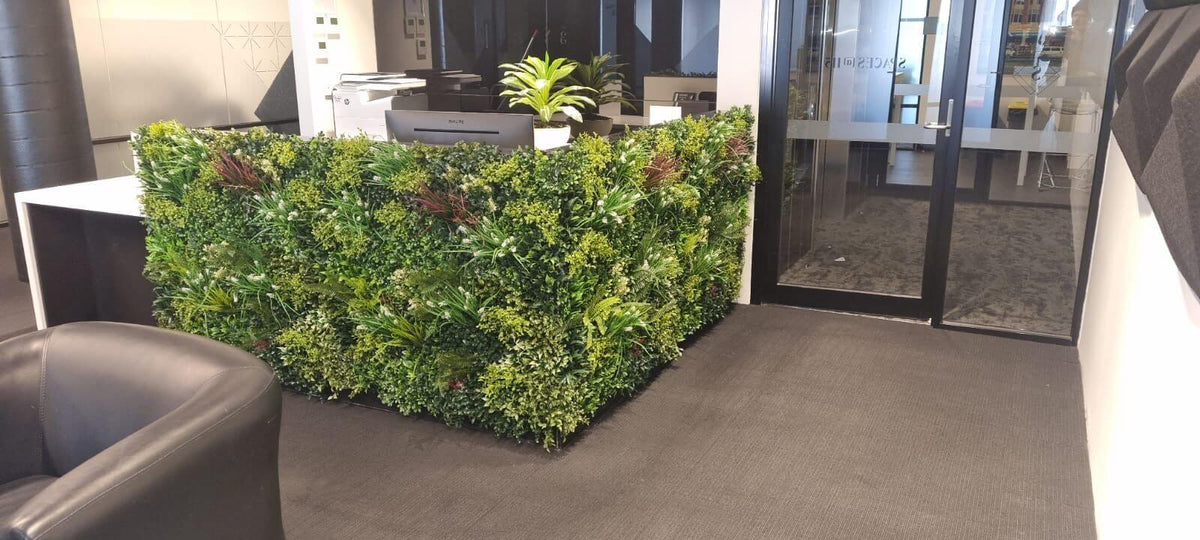 Sample Panel – Lush Spring Vertical Garden (Small Sample)