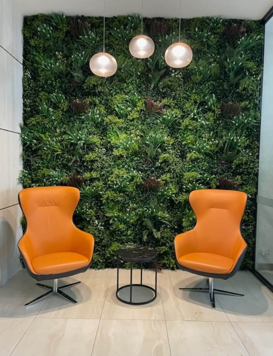 Sample Panel – Lush Spring Vertical Garden (Small Sample)