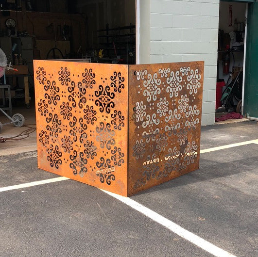 Outdoor Metal Privacy Screen Panel (Optimum) – Heavy-Duty Steel for Patio & Fence (60” & 72”)