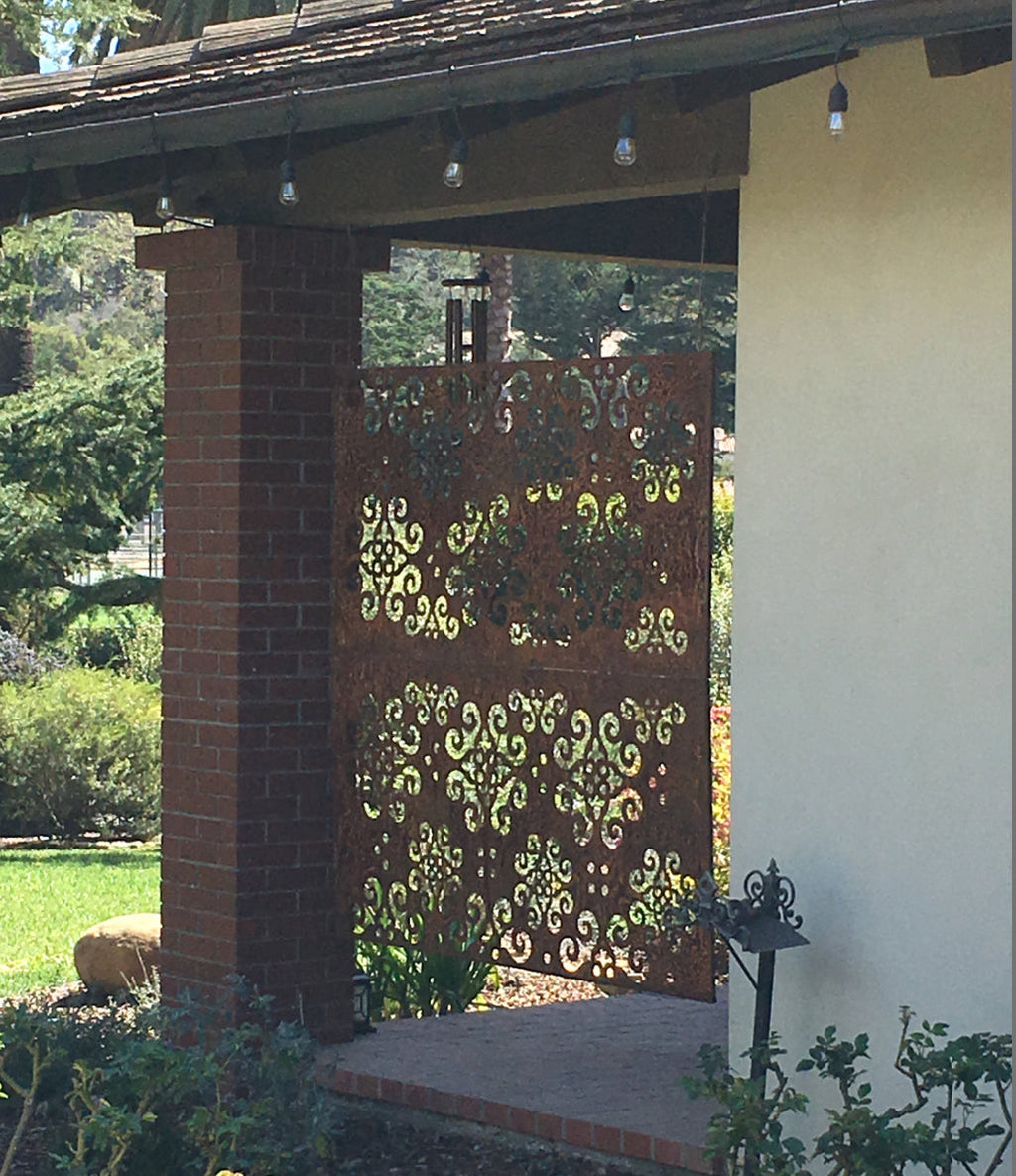 Outdoor Metal Privacy Screen Panel (Optimum) – Heavy-Duty Steel for Patio & Fence (60” & 72”)
