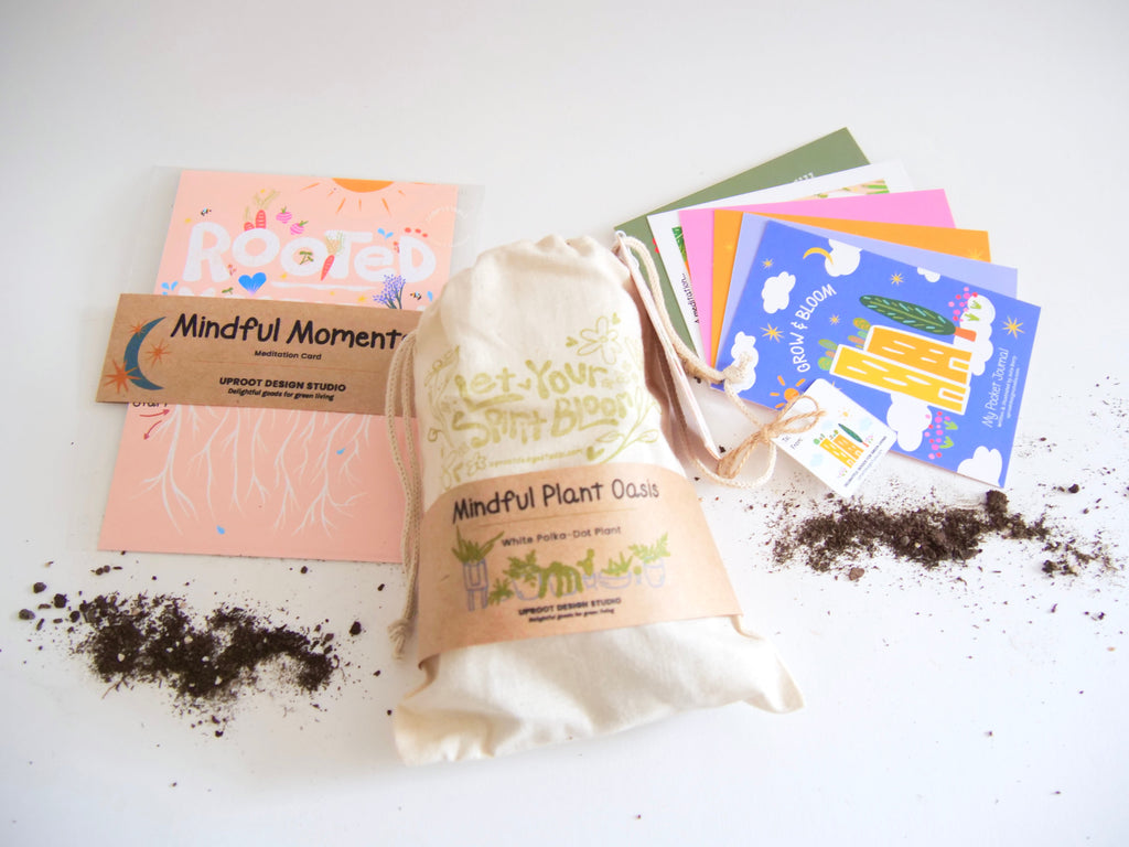 "Get Growing" Mindful Gardening Kit: Mindfulness Journal, Meditation Card + Growing Kit - Assorted (Winter Dreaming)