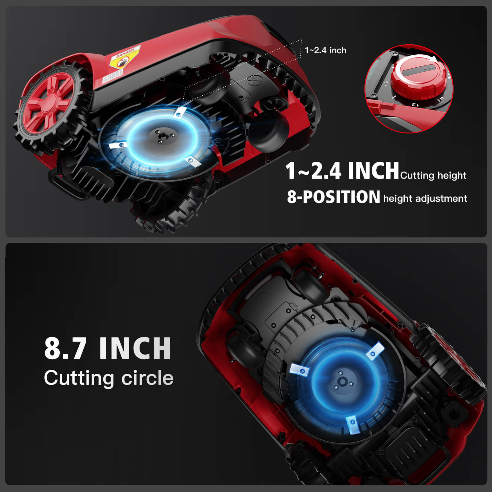 20V Robotic Lawn Mower PDL08A