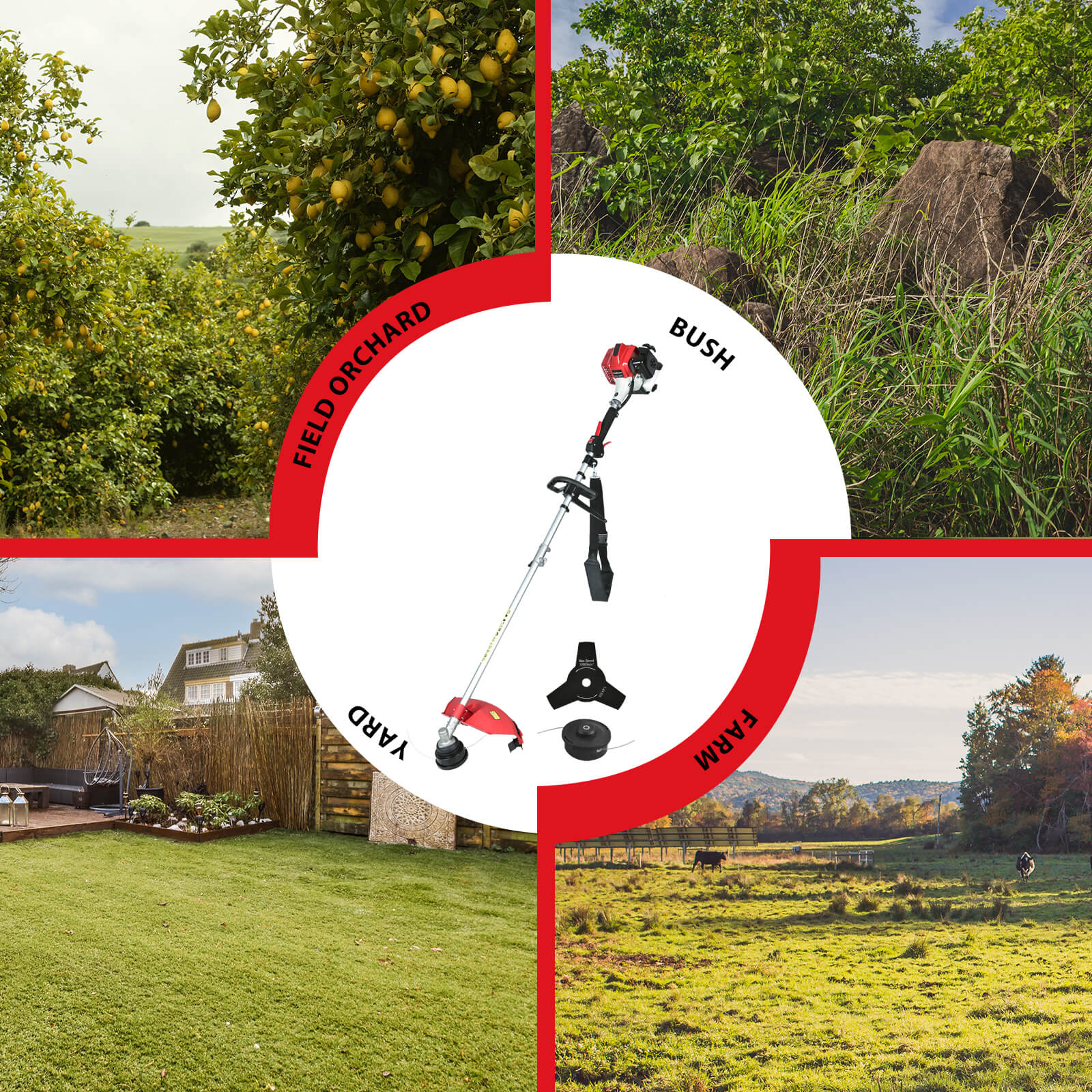 25.4cc 16" Gas String Trimmer & Edger PS4532