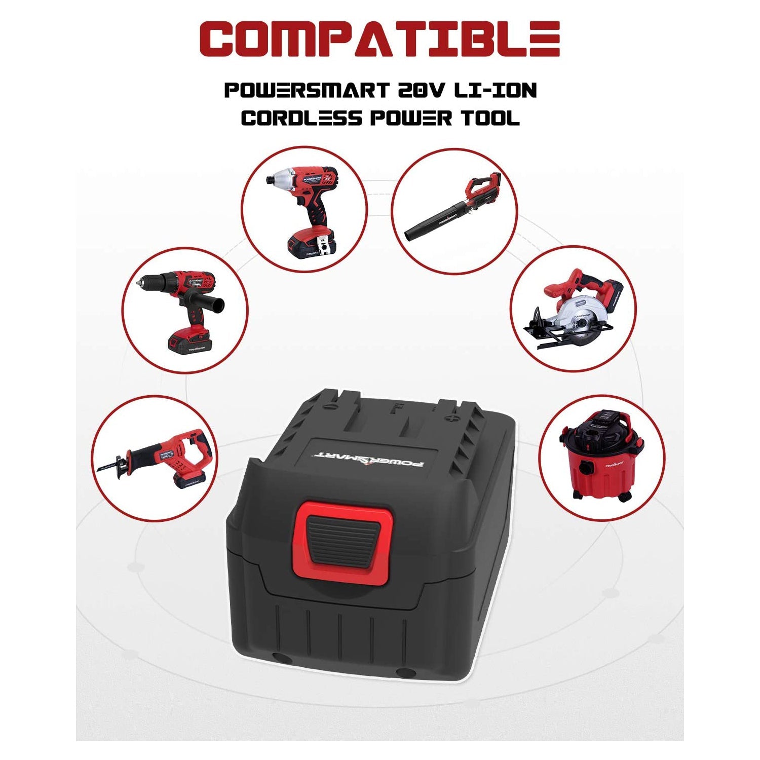 20V 2.0Ah Lithium-Ion Battery PS76020B