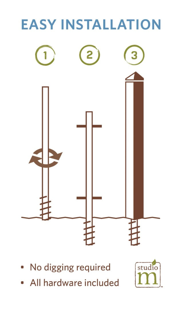 Paddles Art Pole 60 Inches Tall