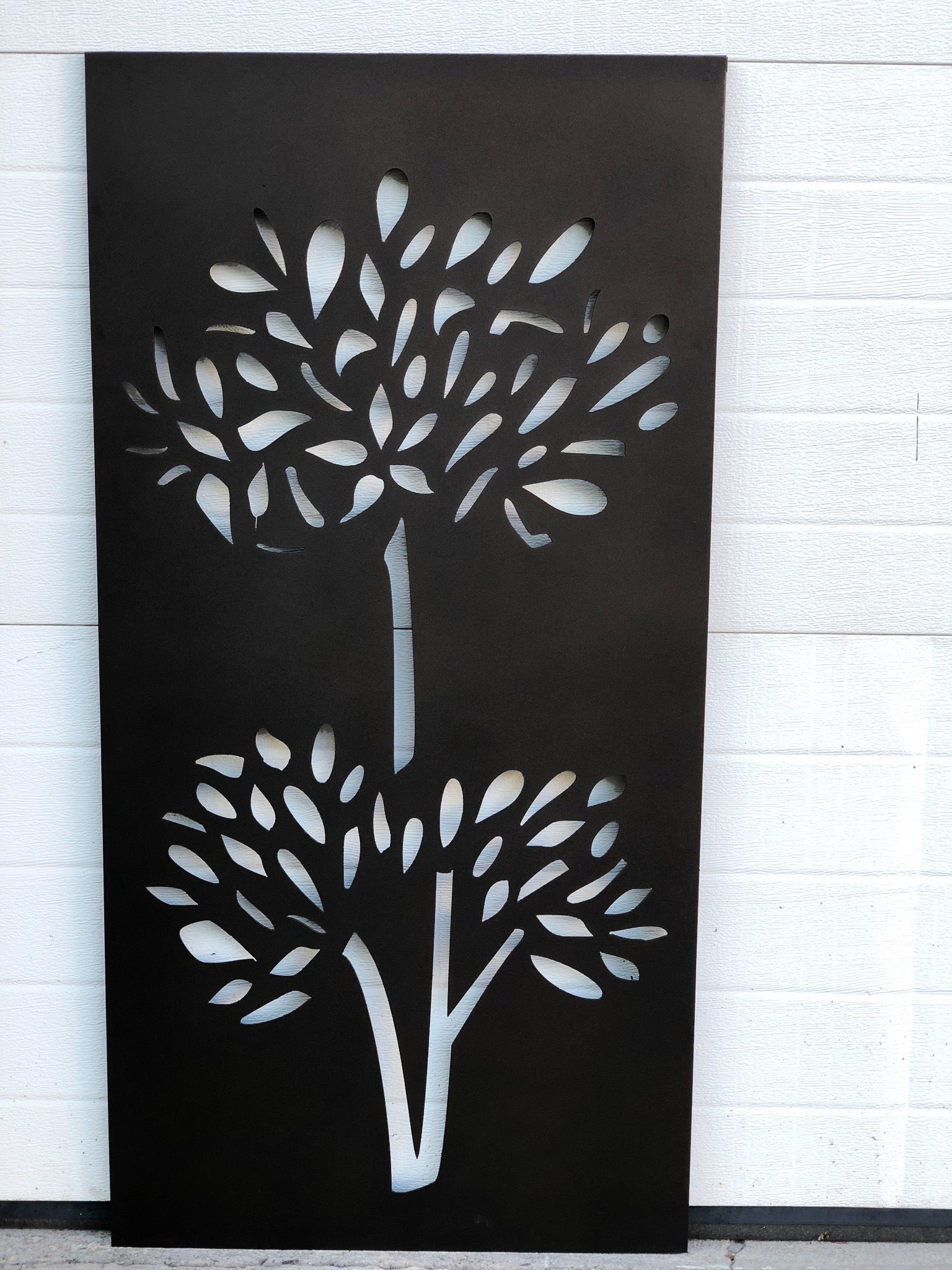 Large Outdoor Metal Privacy Screen Panels (60” & 72”) – Heavy-Duty Steel for Patio & Fence