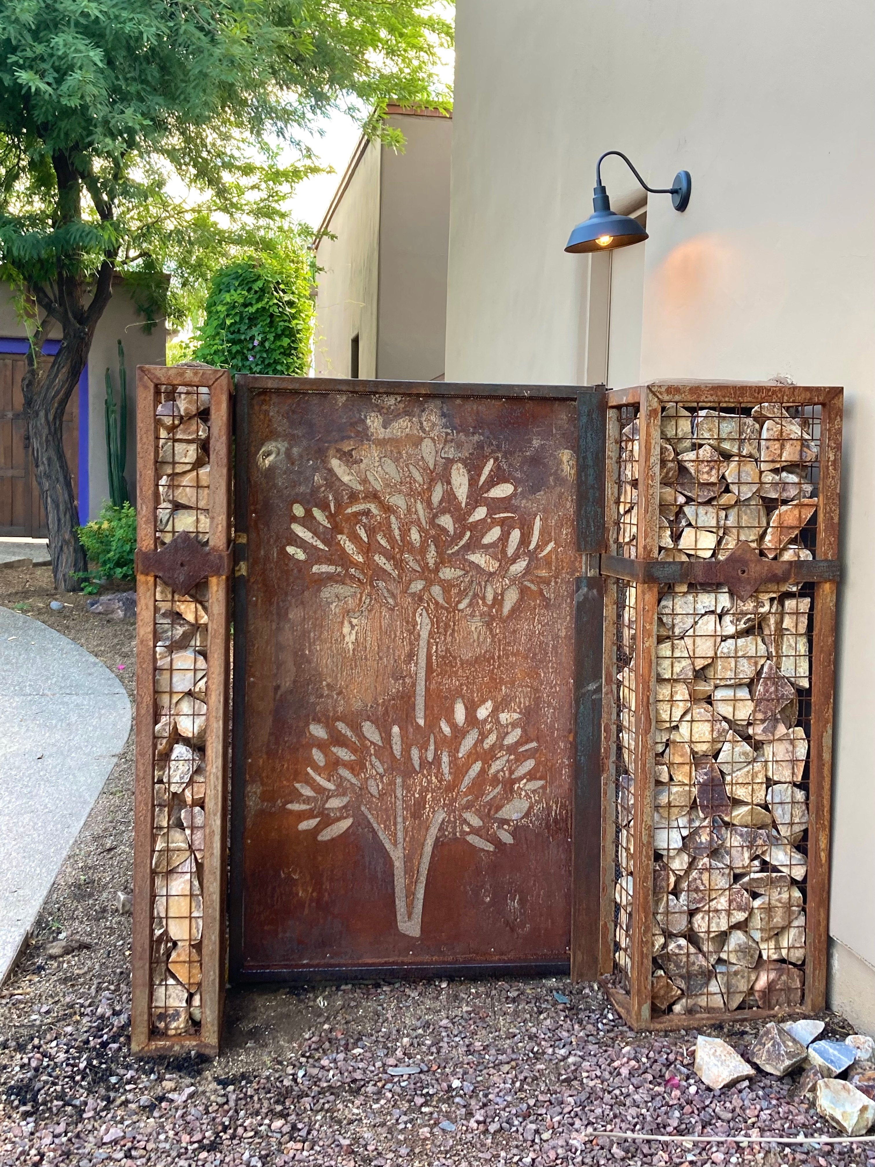Large Outdoor Metal Privacy Screen Panels (60” & 72”) – Heavy-Duty Steel for Patio & Fence