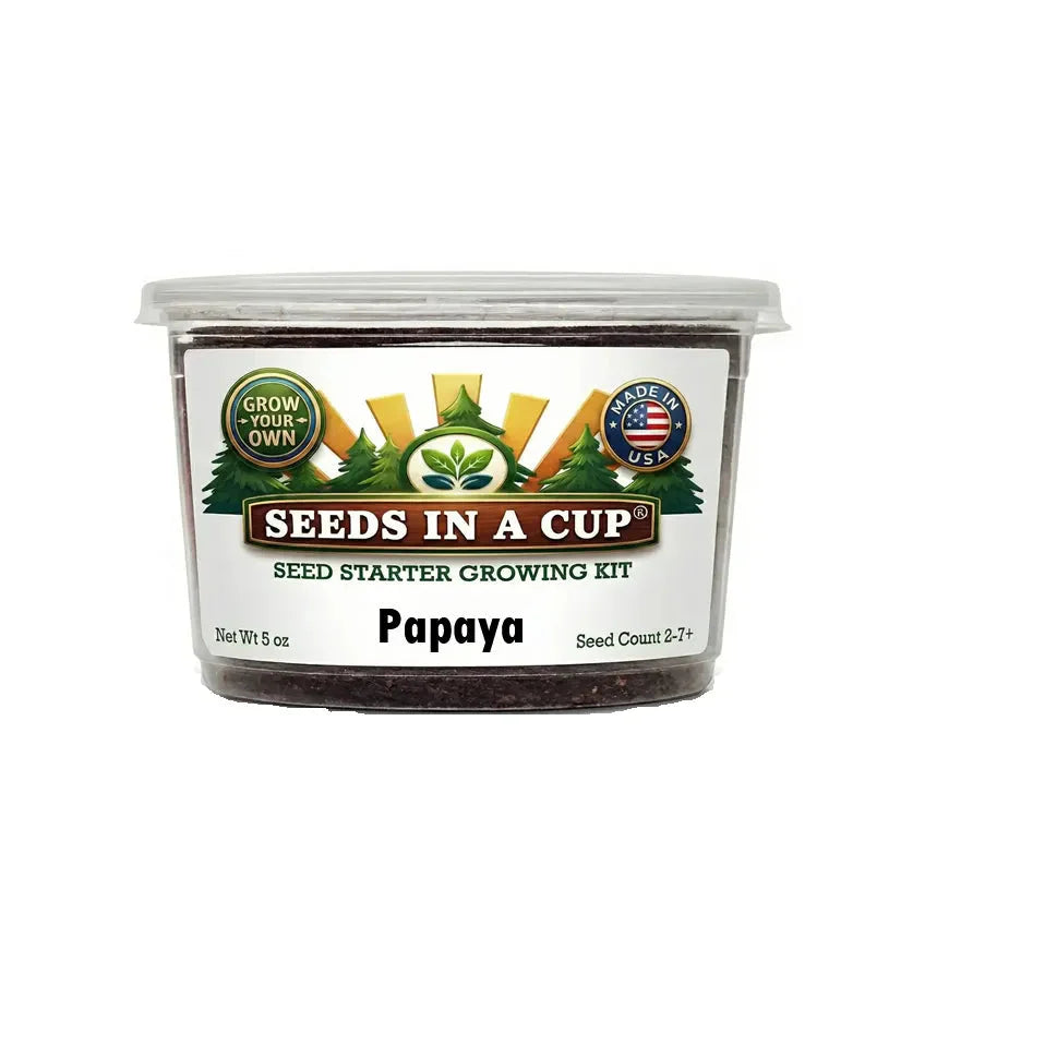 Papaya Grow Kit | Grow Your Own Papaya from Seed | Seeds In A Cup®