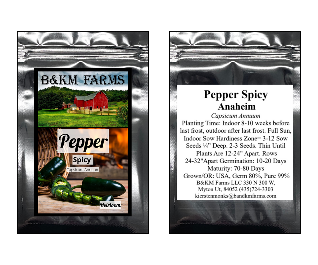 Pepper Anaheim Heirloom Seeds