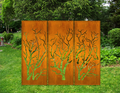 Privacy Panels Outdoor or Outdoor Metal Wall Art (46" Inch)
