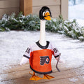 Philadelphia Flyers Porch Goose Outfit with Helmet and Hockey Stick for 21-Inch Goose