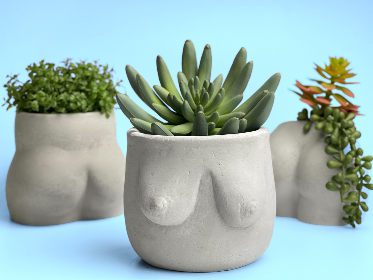 Boobs Planter | Woman Body Pot