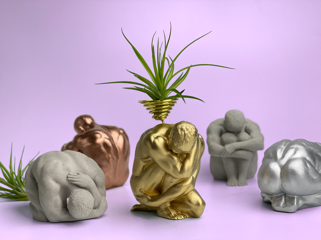 MALE BODY AIR PLANT HOLDER