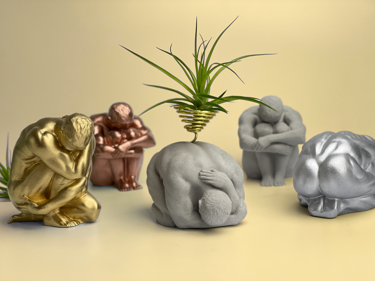 MALE BODY AIR PLANT HOLDER