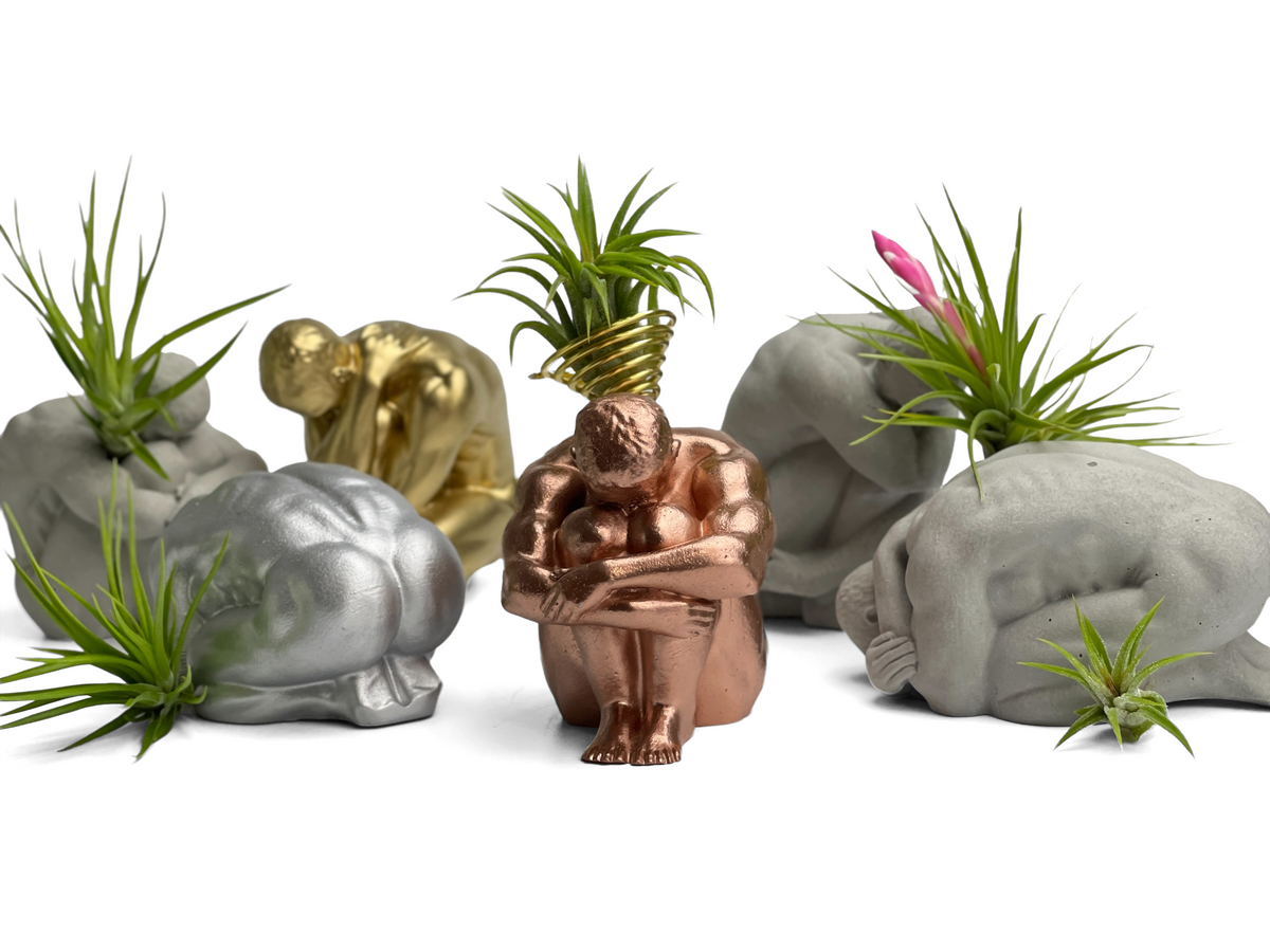 MALE BODY AIR PLANT HOLDER