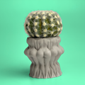 Nude Woman Body Planter