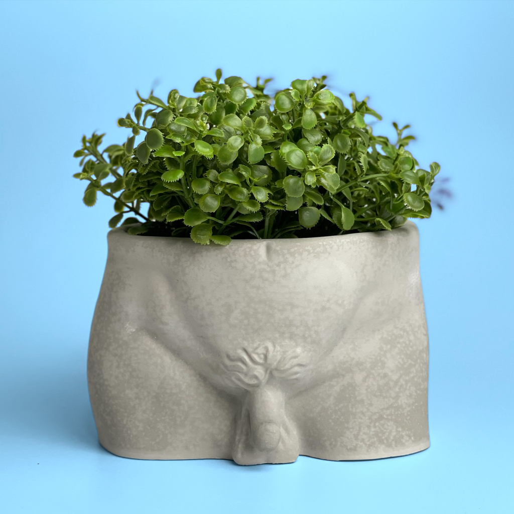 Male Body Planter Pot | Butt