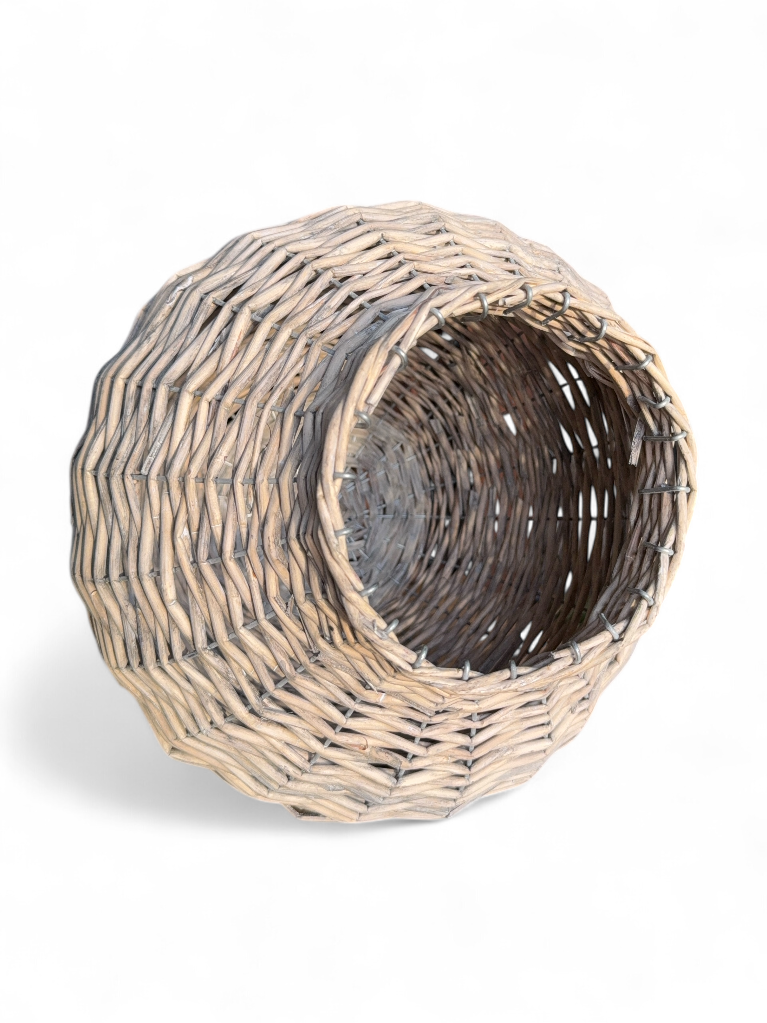 Handwoven Wicker Willow Vase