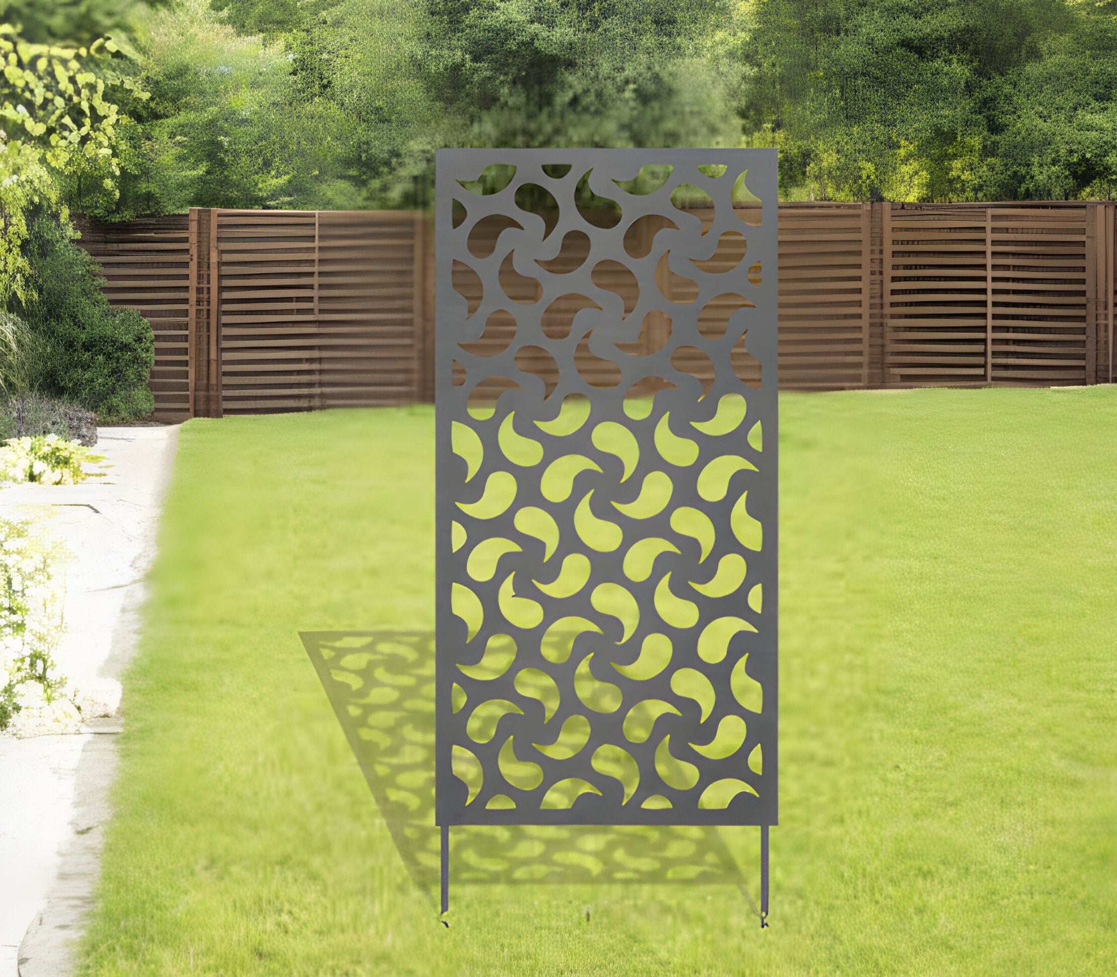 Pinwheel Metal Trellis/Privacy Screen