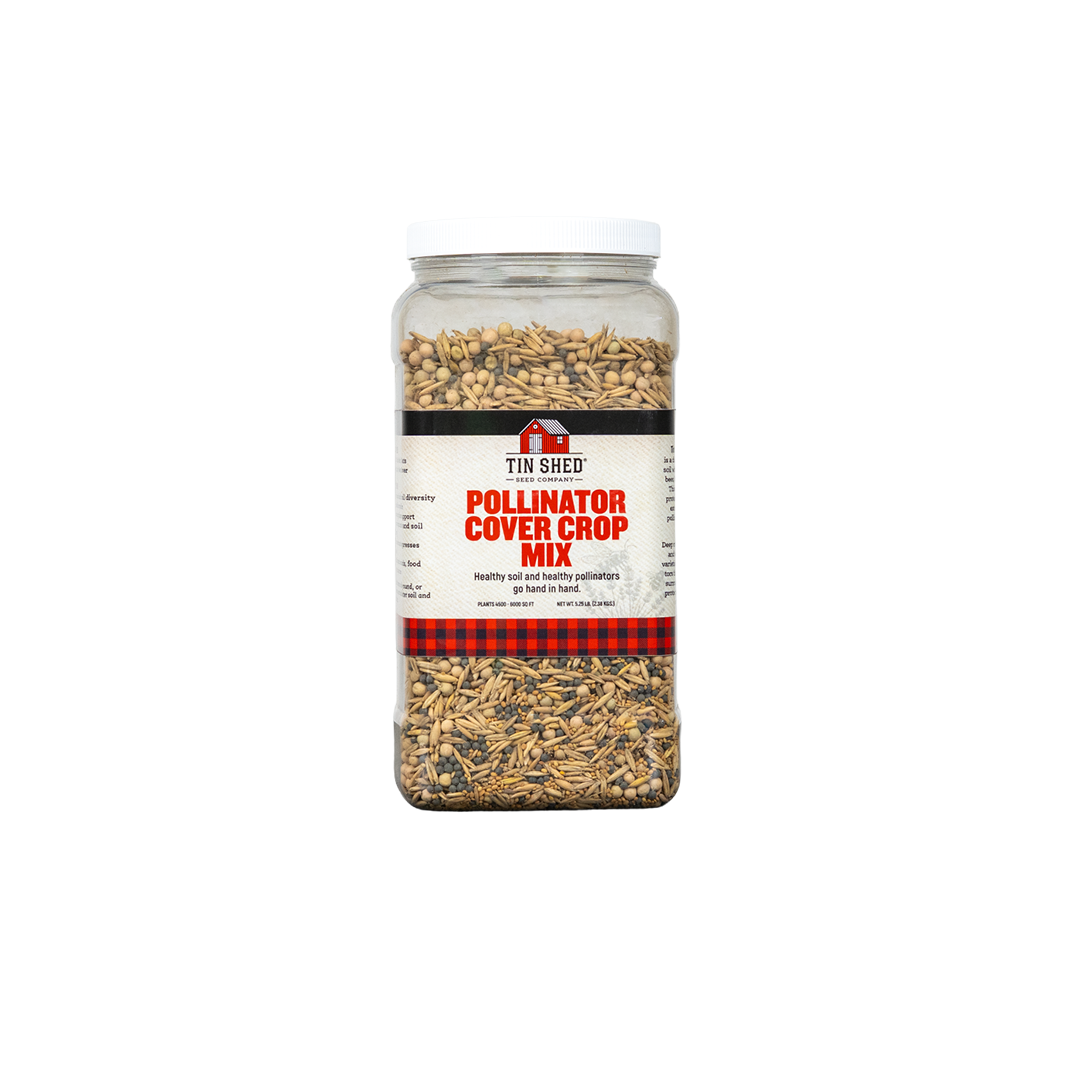 Pollinator Cover Crop Mix - 5.25 lb. - Covers 4,500–6,000 sq ft (0.10–0.14 acres)