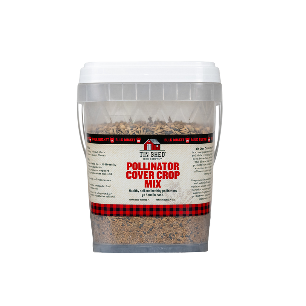 Pollinator Cover Crop Mix – 10.5 lb. - Covers 9000–12,000 sq ft (0.21–0.28 acres)