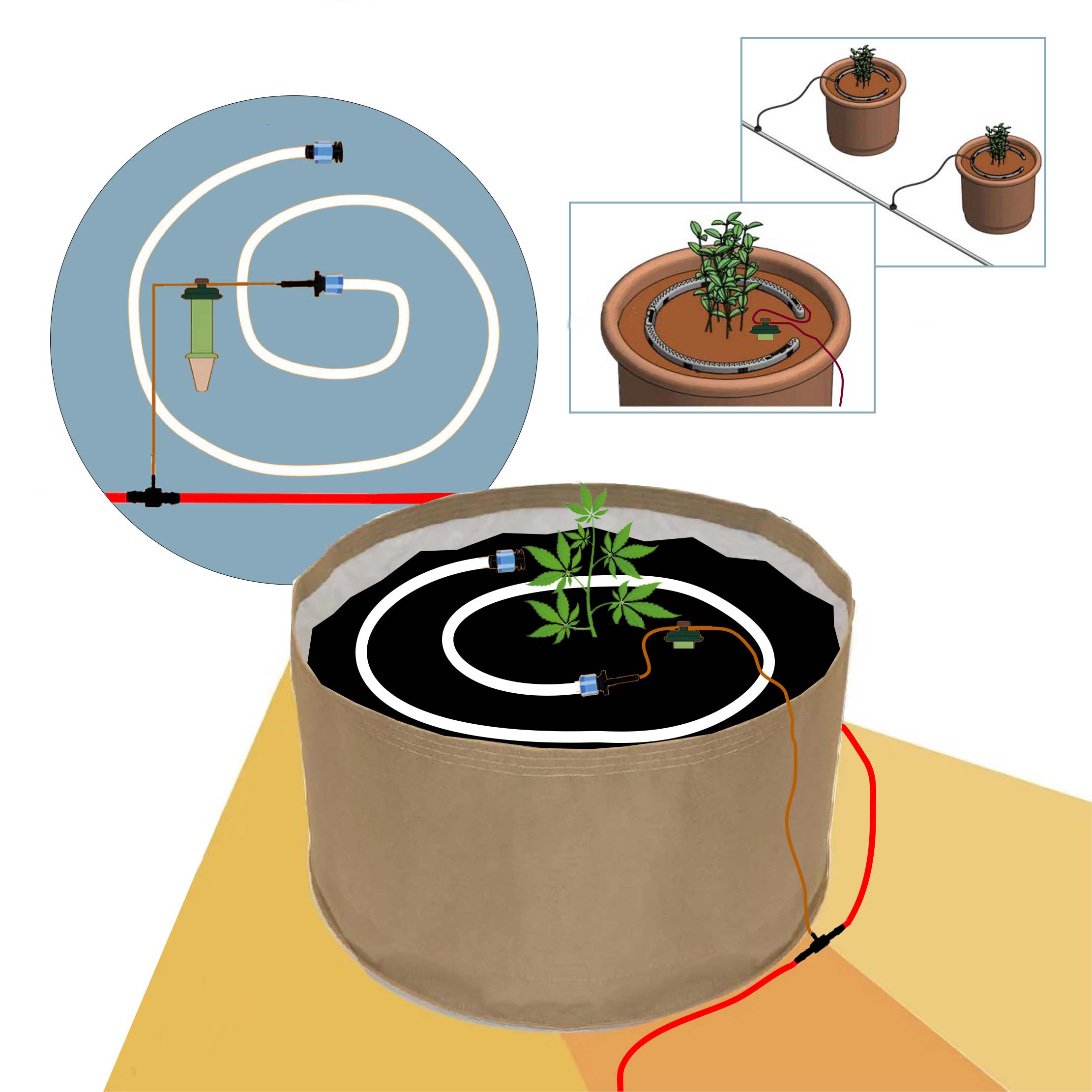 Blumat Irrigation for Pots