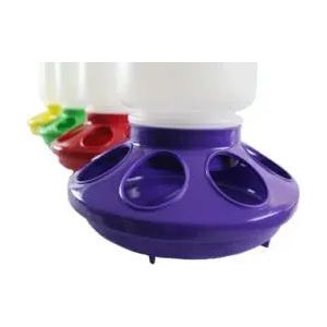 Little Giant Poultry Chicken 1 QT Plastic Feeder Set / Water Set/ Replacement