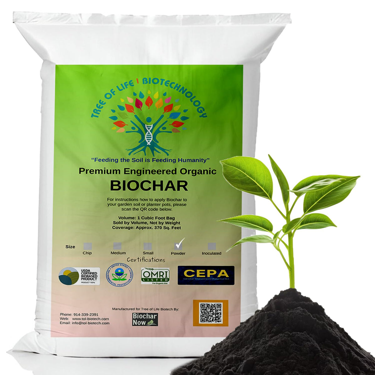 Premium Engineered Biochar (Powder)