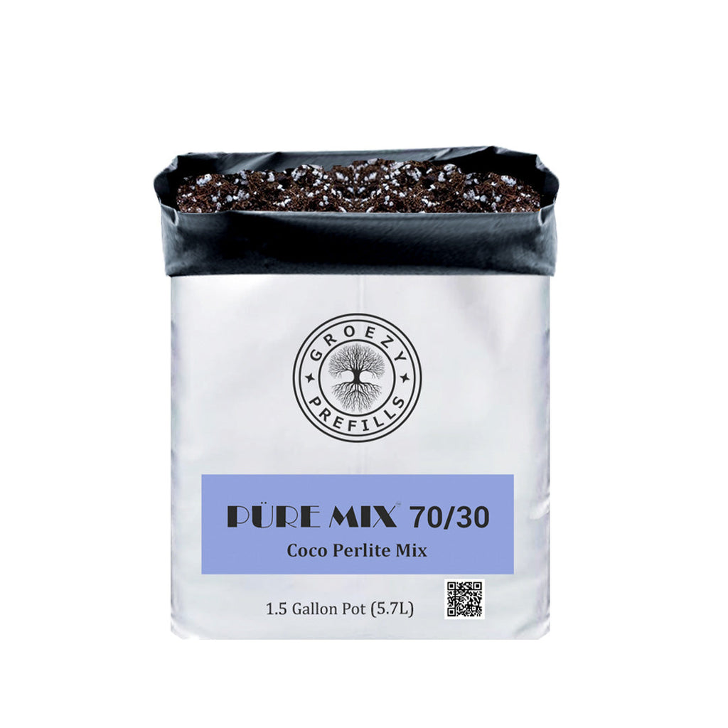 GroEzy™ 1.5 Gallon Prefilled 70/30 Coco Perlite Grow Bag