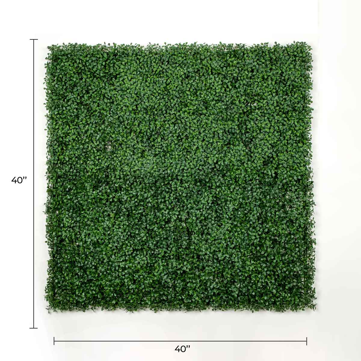 Dark Boxwood Artificial Vertical Garden Green Wall Panel Set of 6 66 SQ FT – UV Resistant – Commercial Grade