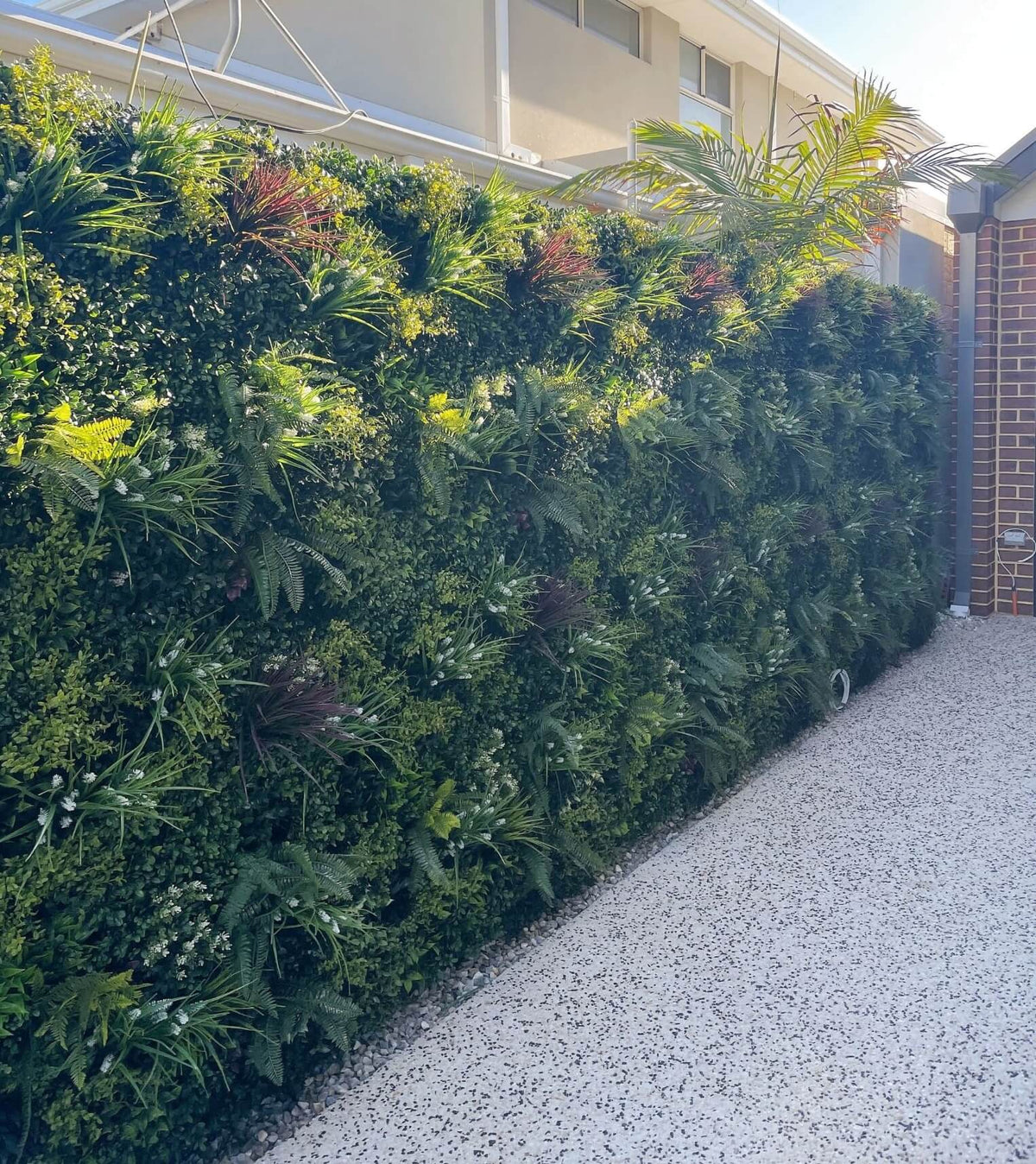Sample Panel – Lush Spring Vertical Garden (Small Sample)