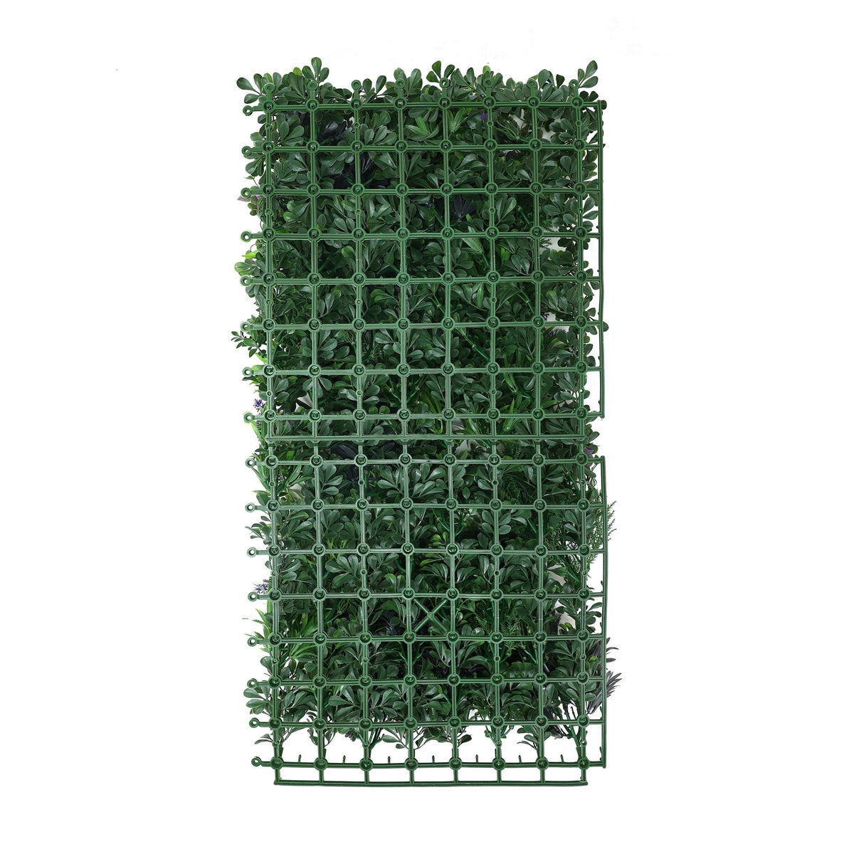 Rustic Botanical Lavender Artificial Green Wall Panel 40×20in – UV Resistant – Commercial Grade