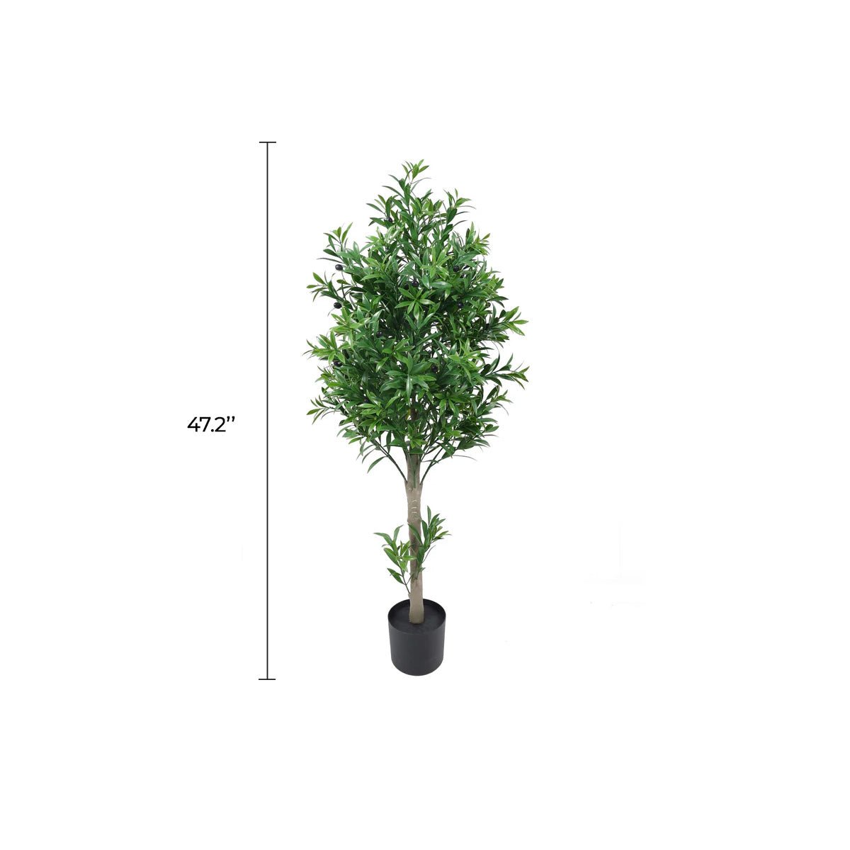 Olive Artificial Tree 47.2in – UV Resistant