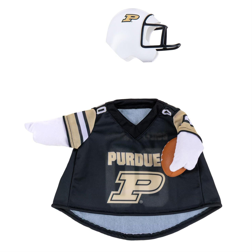 Purdue Boilermakers Football Outfit with Helmet for 21-Inch Porch Goose