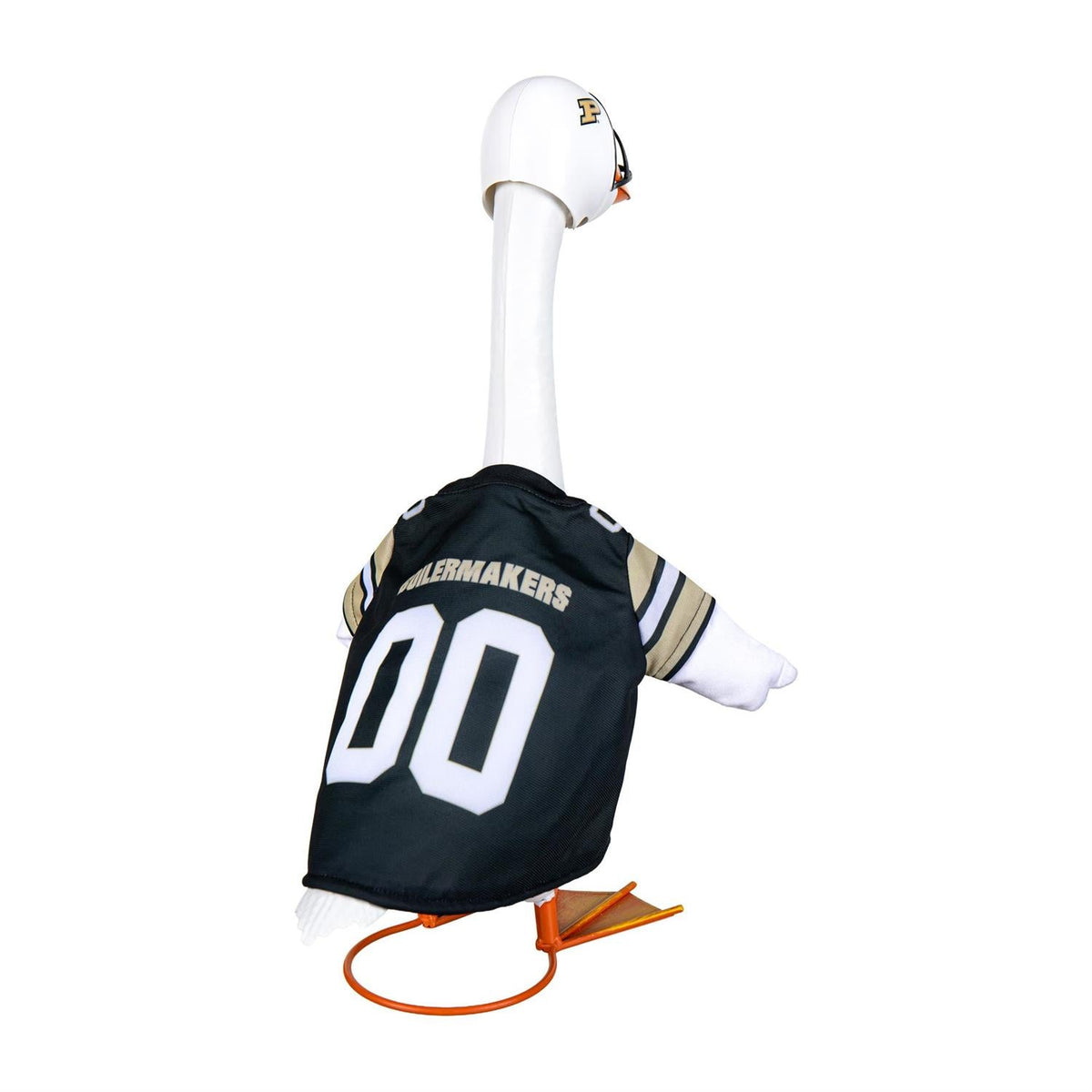 Purdue Boilermakers Football Outfit with Helmet for 21-Inch Porch Goose