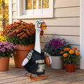 Purdue Boilermakers Football Outfit with Helmet for 21-Inch Porch Goose