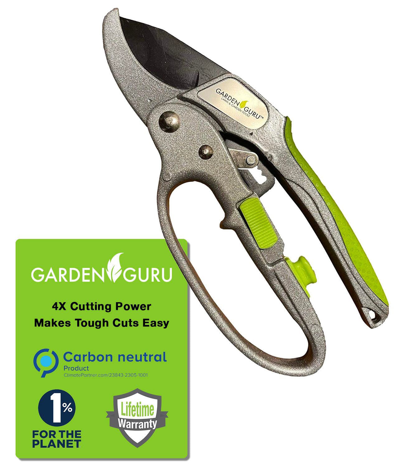 Ratchet Garden Pruning Shears Clippers Deluxe