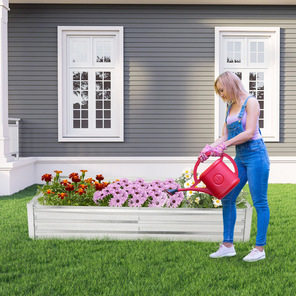 3x6 Galvanized Metal Raised Garden Bed