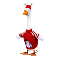 Red Snowman Sweater & Antler Hat Outfit for 21-Inch Porch Goose